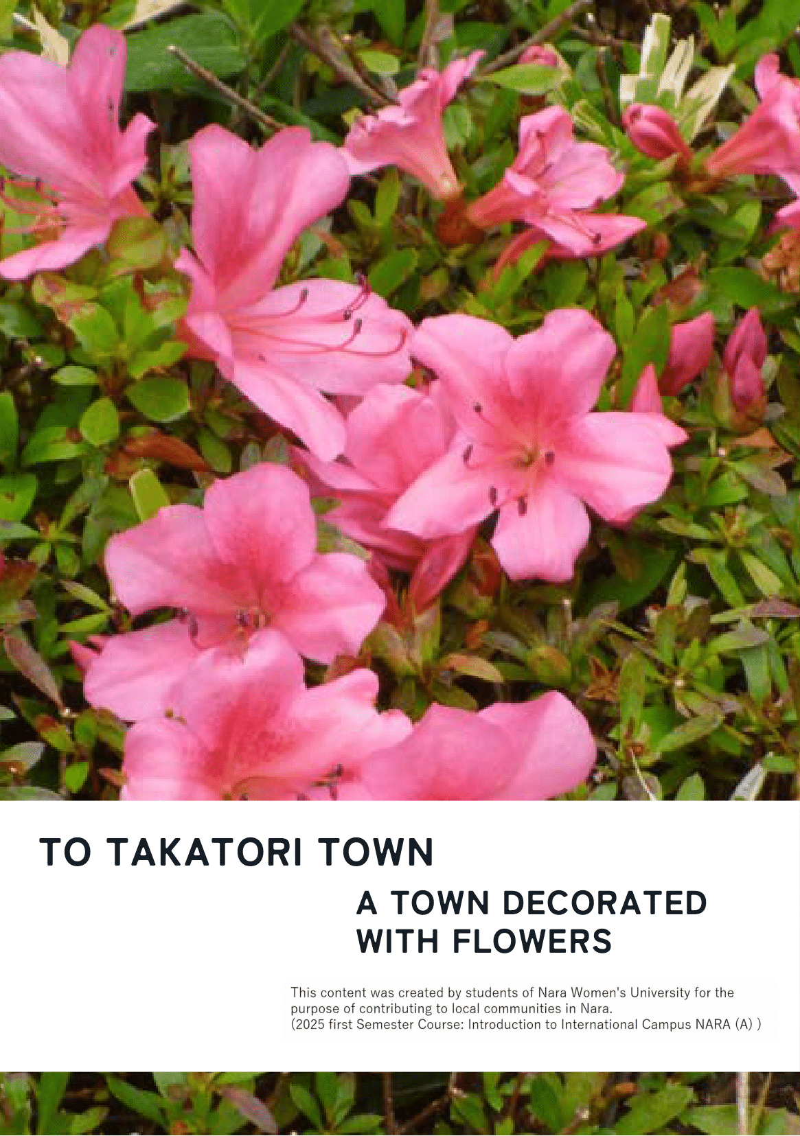 Booklet: To Takatori Town - A Town Decorated with Flowers