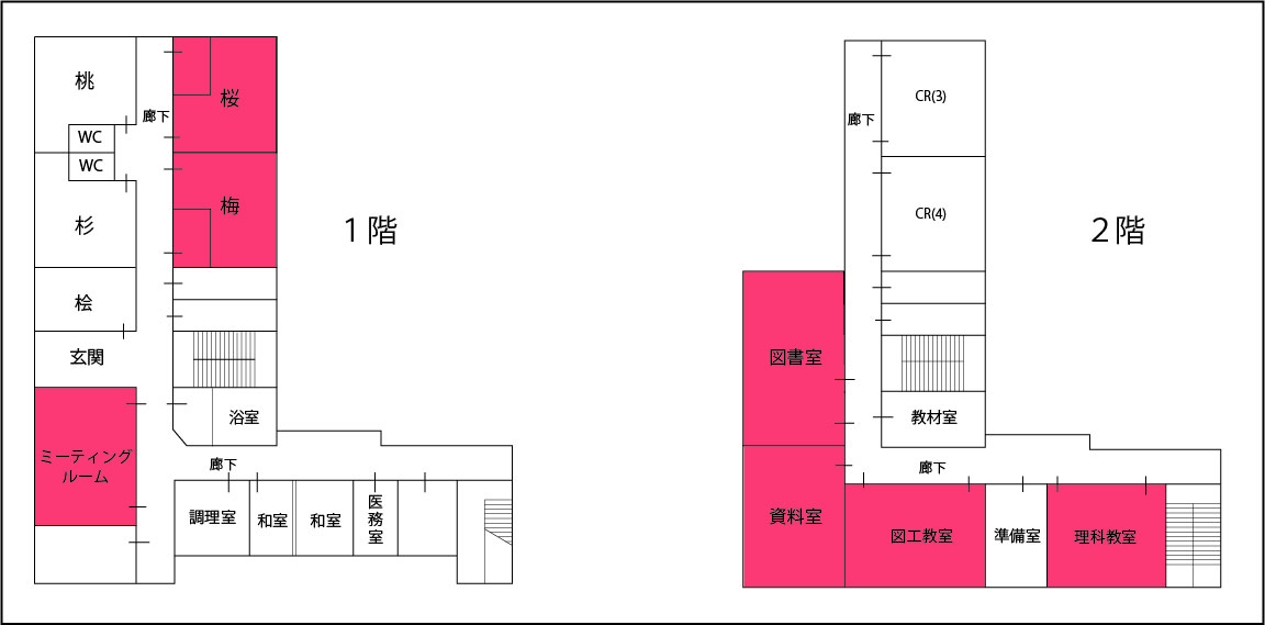 分室の図面